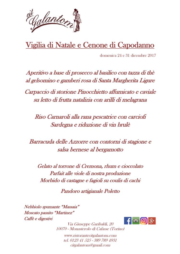 Menù Capodanno 2017